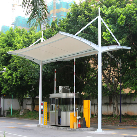 GT001 崗?fù)こ鋈肟谑召M(fèi)膜結(jié)構(gòu)雨棚 深圳觀瀾工廠