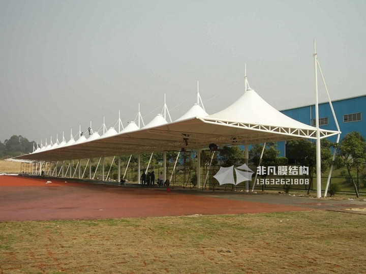 TC008 膜結(jié)構(gòu)停車棚 圓管桁架結(jié)構(gòu)