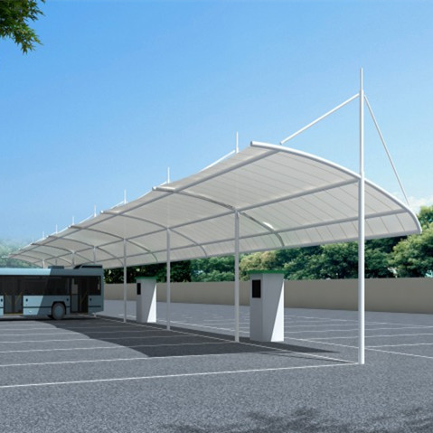 TC016 充電樁膜結(jié)構(gòu)雨棚