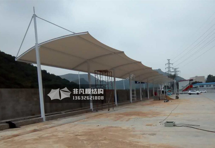 TC016 充電樁膜結(jié)構(gòu)雨棚