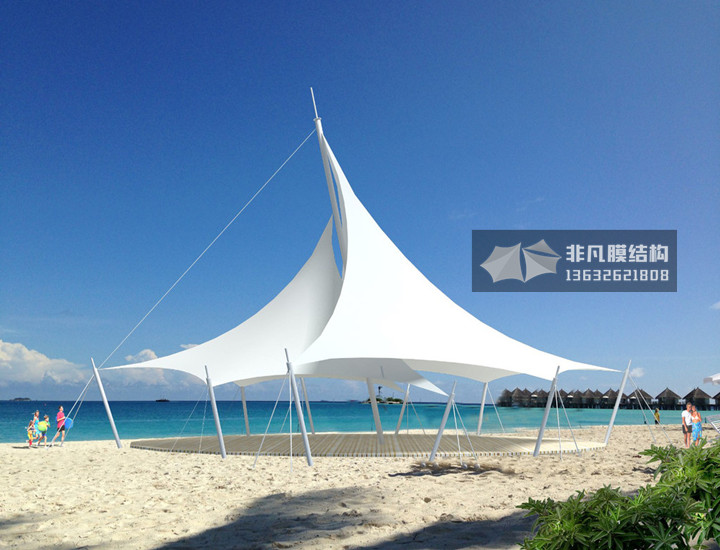 JG026 海邊景觀膜結(jié)構(gòu)雨棚