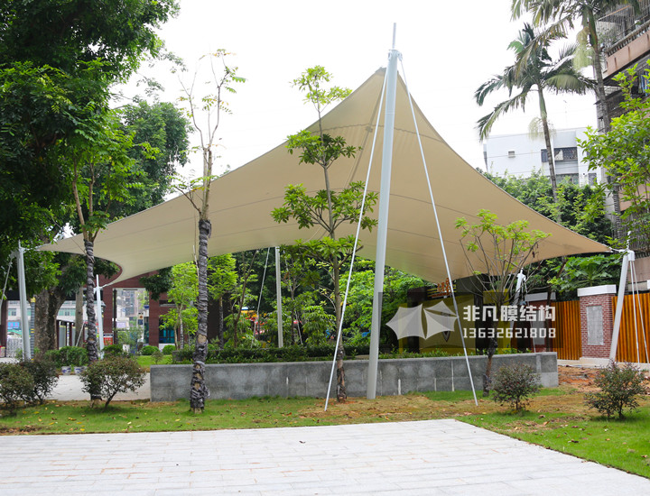WT011 舞臺(tái)膜結(jié)構(gòu)雨棚 深圳文理學(xué)校 