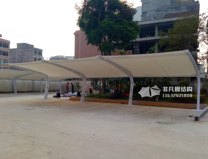 TC031 膜結(jié)構(gòu)停車棚 韶關(guān)新豐縣地稅局