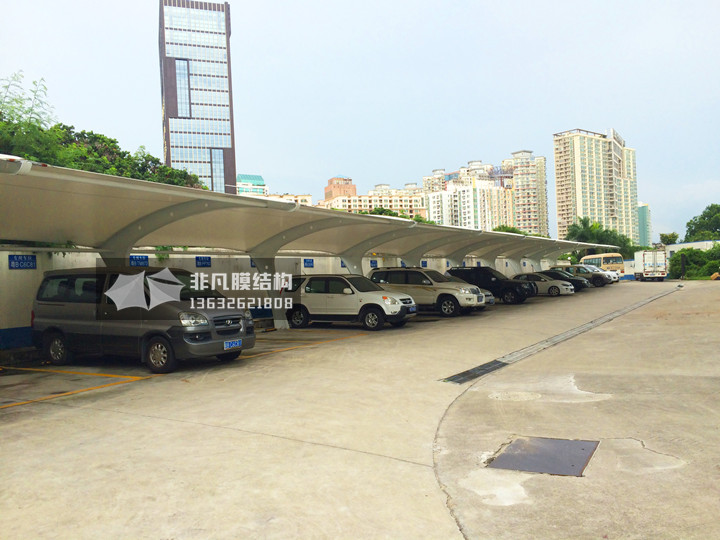 TC032 膜結(jié)構(gòu)停車棚 深圳蛇口保安公司