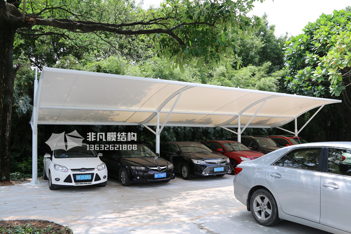 TC036 膜結(jié)構(gòu)停車棚 深圳華為生產(chǎn)基地