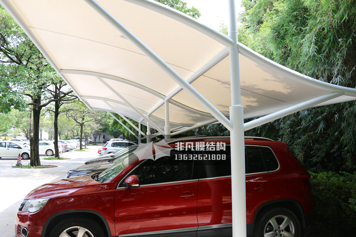 TC036 膜結(jié)構(gòu)停車棚 深圳華為生產(chǎn)基地