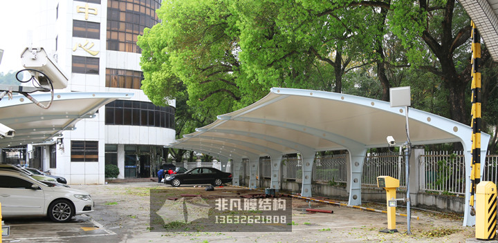TC037 膜結(jié)構(gòu)停車棚 深圳制證中心
