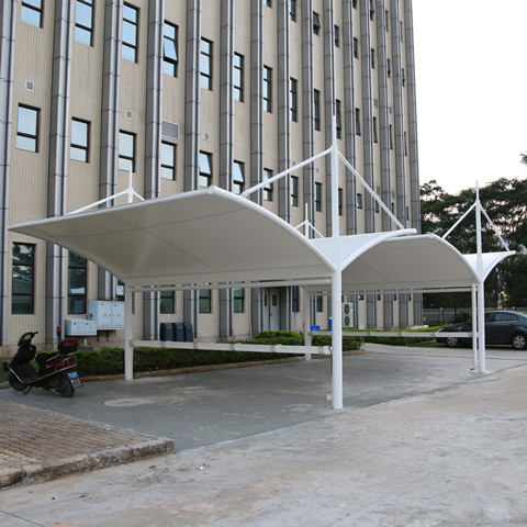TC039 membrane structure parking shed