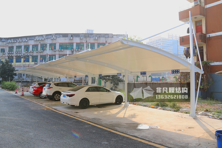 TC041 膜結(jié)構(gòu)停車棚 深圳龍城工業(yè)區(qū)