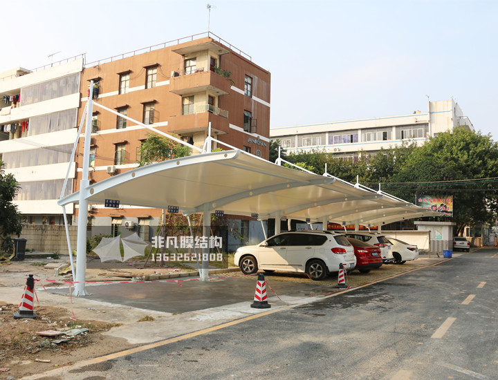 TC041 膜結(jié)構(gòu)停車棚 深圳龍城工業(yè)區(qū)