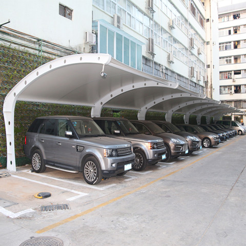 TC042 膜結(jié)構(gòu)停車(chē)棚 羅湖區(qū)新秀工業(yè)區(qū)