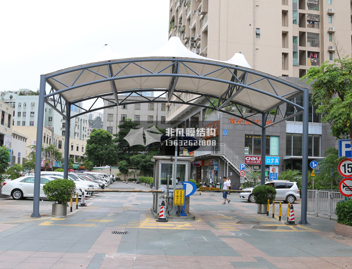 GT012 崗?fù)こ鋈肟谑召M(fèi)膜結(jié)構(gòu)雨棚 南光城市花園