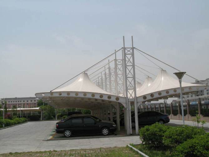 膜結(jié)構(gòu)停車棚